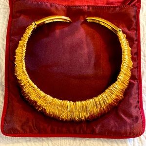 Gold-Plated Vintage Leonard Paris Necklace